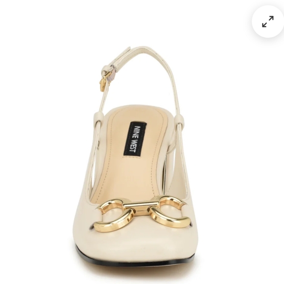 Cast Block Heel Slingback Pumps - Picture 3 of 9